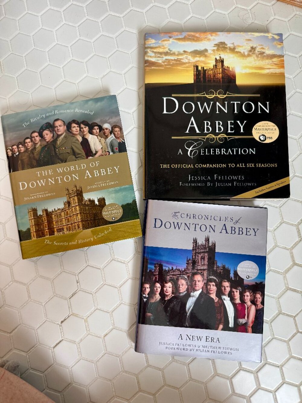 3 Downton Abbey Books - Official Companion Books - Hardcover PBS